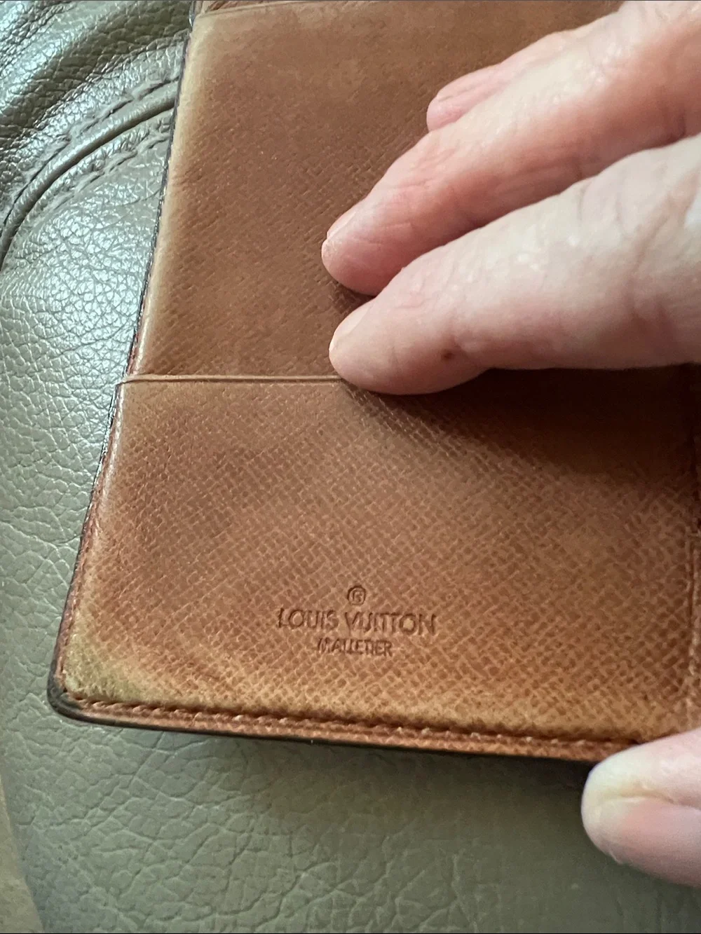 Louis Vuitton Monogram bifold wallet in Brown and Tan